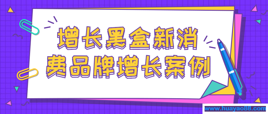 增长黑盒新消费品牌增长案例