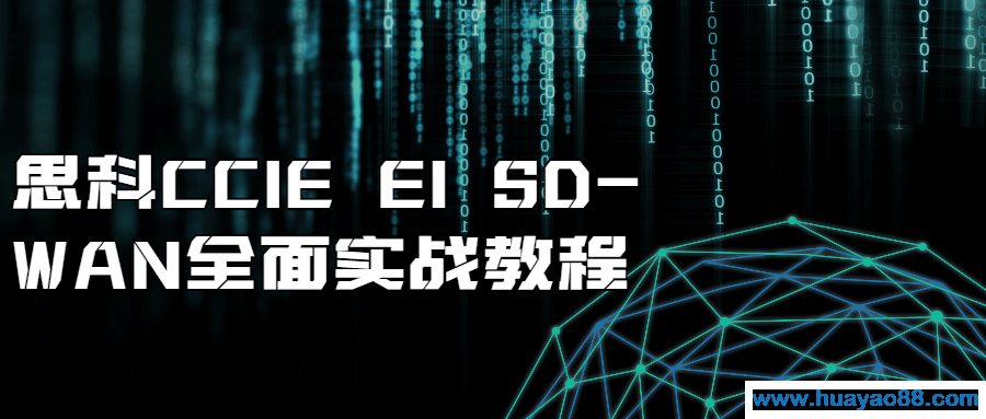 思科CCIE EI SD-WAN全面实战教程